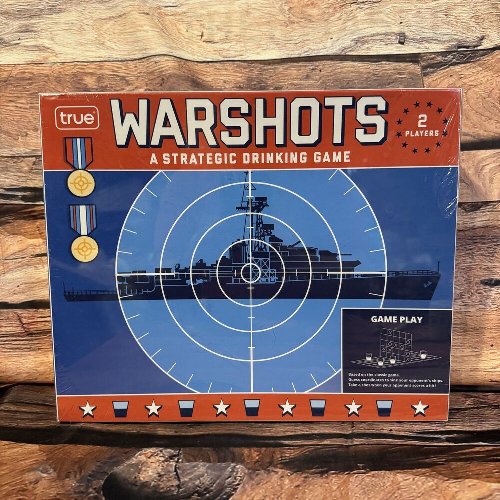 True Warshots A Strategic Drinking Game - New Sealed Adult Party Board Game 2